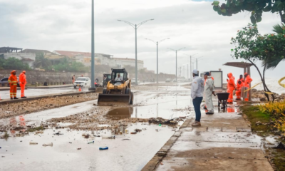 frente frío caribe colombiano — Frente frío en el Caribe colombiano: alerta por olas de tres metros y playas en