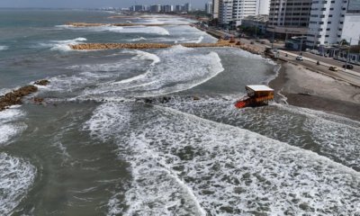 Dimar advierte mar de leva y fuertes vientos este fin de semana en todo el litoral del Caribe colombiano