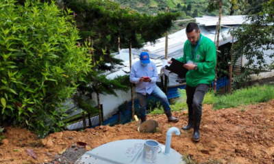 Instalan pozos sépticos rurales en San Sebastián de Palmitas, en Medellín, para mejorar el manejo de aguas residuales