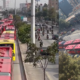 Caos en TransMilenio por manifestaciones en la avenida Caracas con calle 72, en Bogotá: buses frenados en la NQS, calle 80 y otras troncales