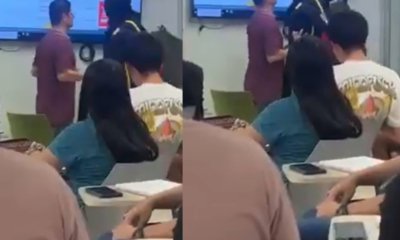 Docente de la Universidad Industrial de Santander impidió con duros empujones que encapuchados ingresaran al salón a sacar a sus estudiantes