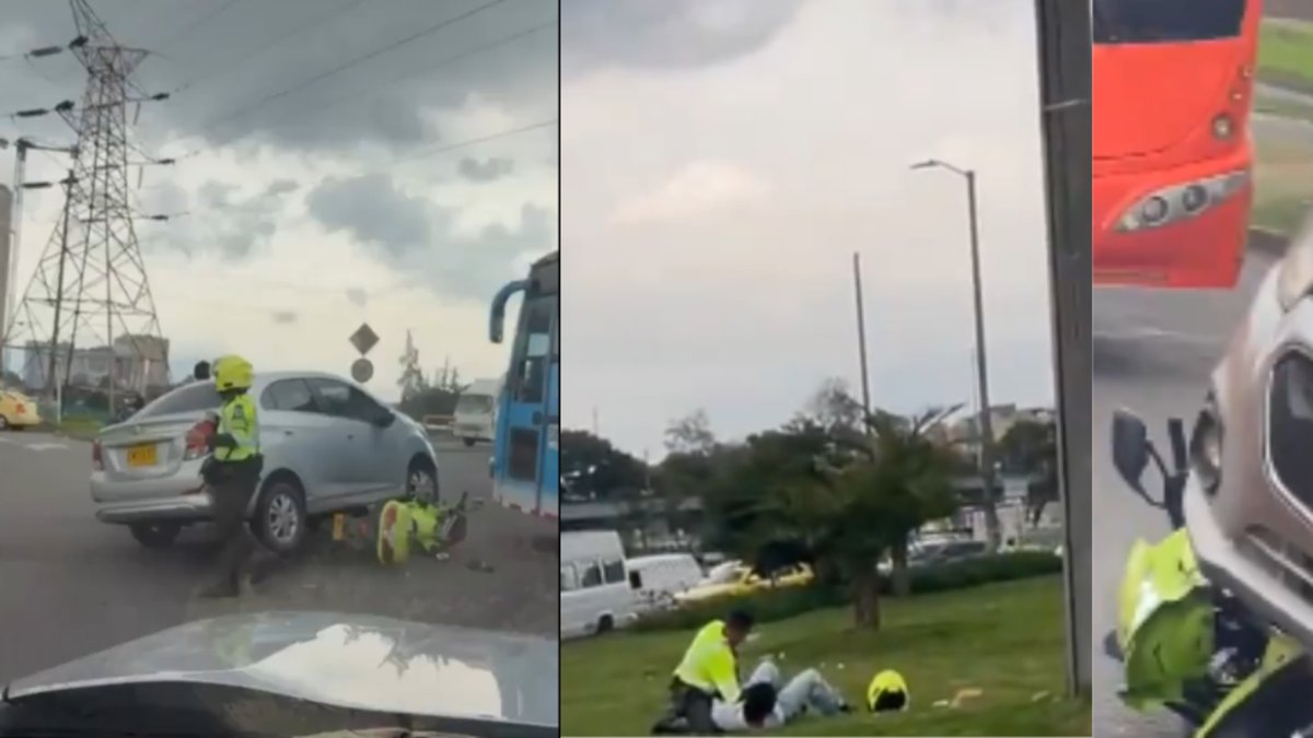 Esta es la identidad del conductor del carro que arrolló a policía de Tránsito y lo agredió tras fugarse de retén en Bogotá: multas que recibió