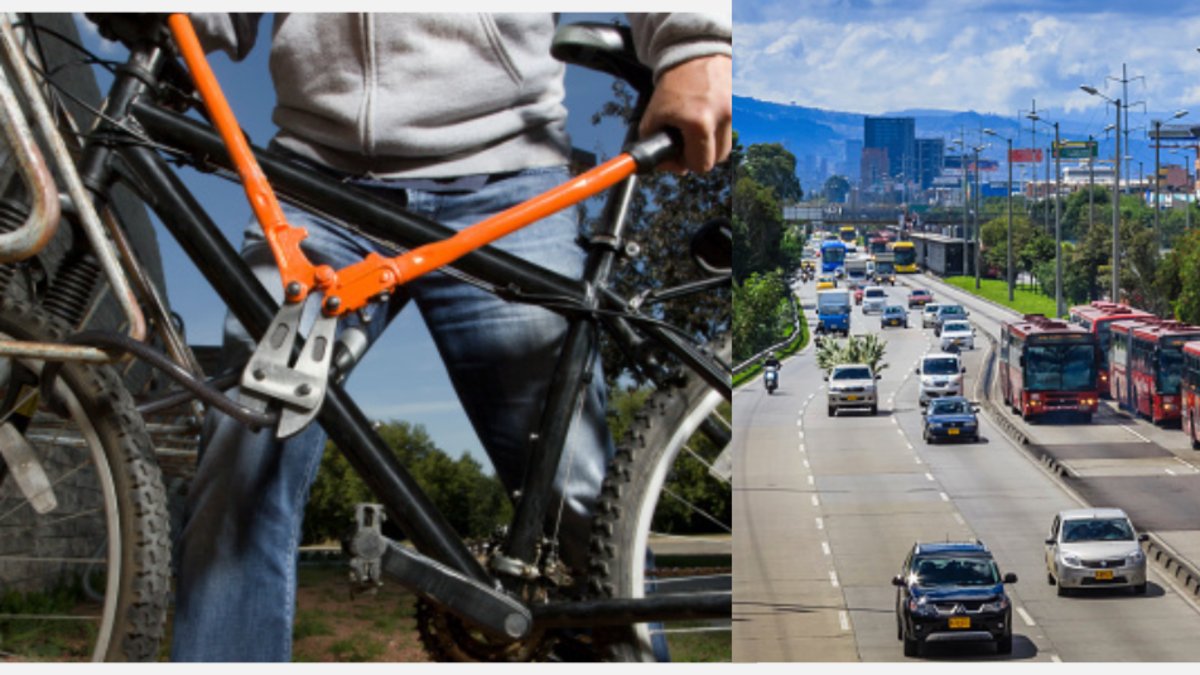 Hombre de 21 años se robó una bicicleta, intentó escapar en TransMilenio y fue capturado en flagrancia en Bogotá.