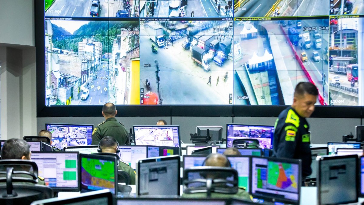 Los avances del sistema de videovigilancia para la seguridad de Bogotá.