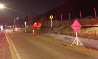 Accidente en la madrugada de este sábado 7 de marzo en la carrera Séptima, a la altura de la calle 215, genera congestión en el norte de Bogotá