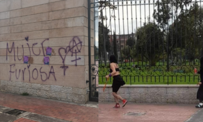 vandalizan autobuses del SITP, paraderos y muros en zona del Cementerio Central