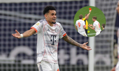 Expulsión de Luis Díaz en el Bayern: qué dice el experto arbitral sobre la polémica tarjeta roja