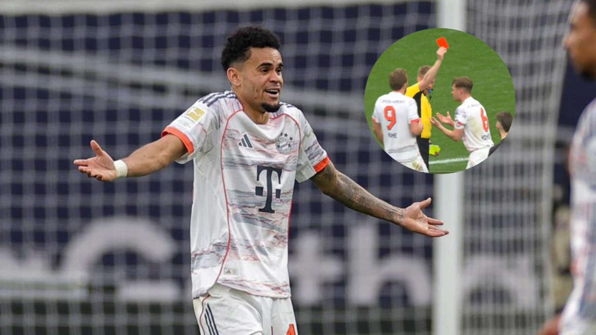 Expulsión de Luis Díaz en el Bayern: qué dice el experto arbitral sobre la polémica tarjeta roja