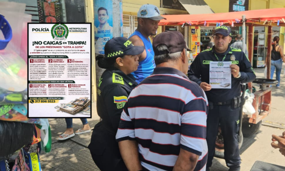 Gota a gota en Barranquilla: campaña contra usura ilegal y extorsión