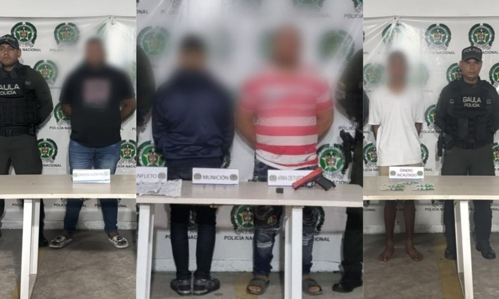 Capturan a 7 extorsionistas en Barranquilla: operativo contra redes criminales que presionan cinco barrios