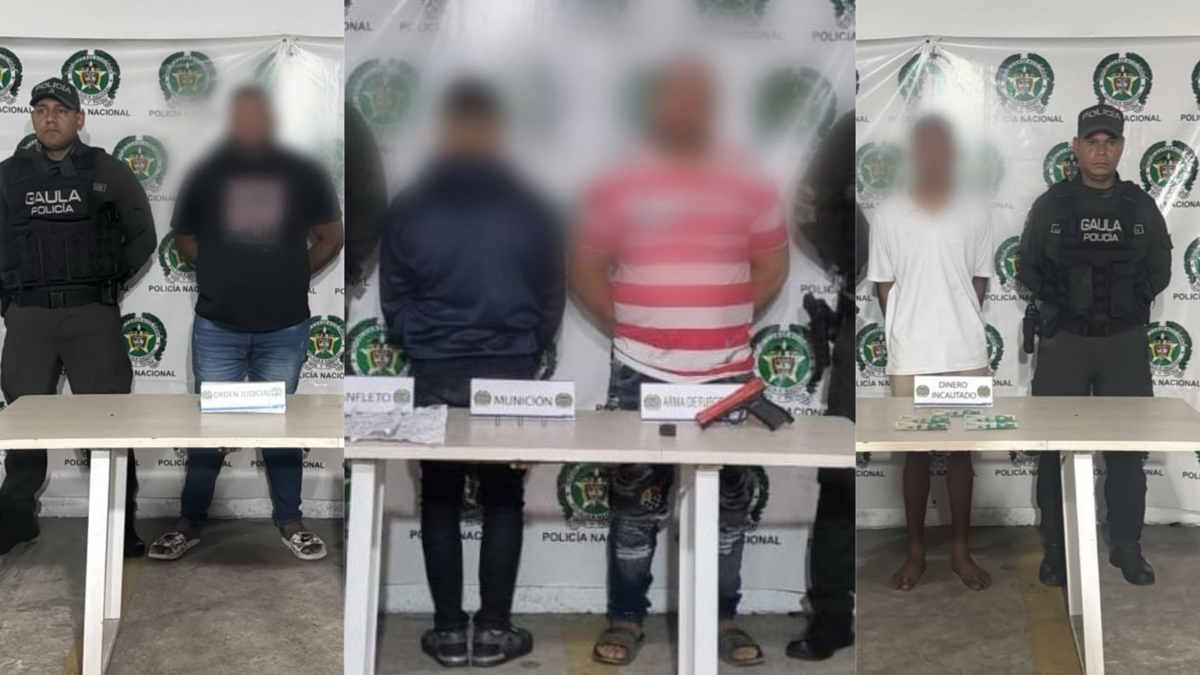 Capturan a 7 extorsionistas en Barranquilla: operativo contra redes criminales que presionan cinco barrios