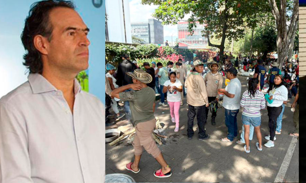 Minga indígena en La Alpujarra: denuncias de mandatarios antioqueños