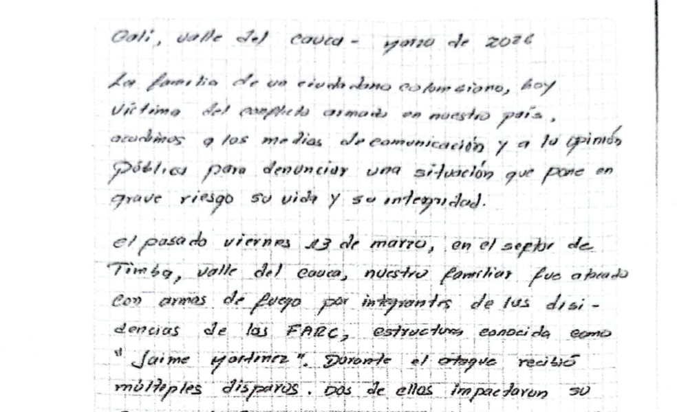 Ataque armado en Jamundí: víctima de disidentes podría quedar en silla de ruedas