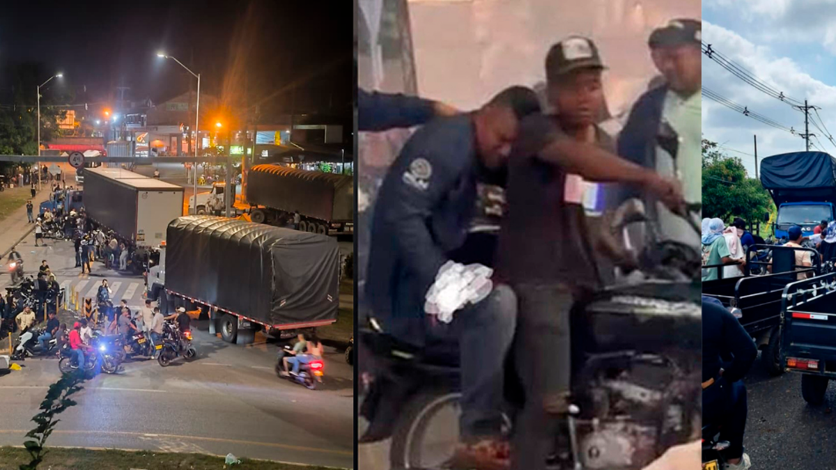 paro minero en el Bajo Cauca — Paro minero en el Bajo Cauca: vías cerradas y un herido en primer día de protest