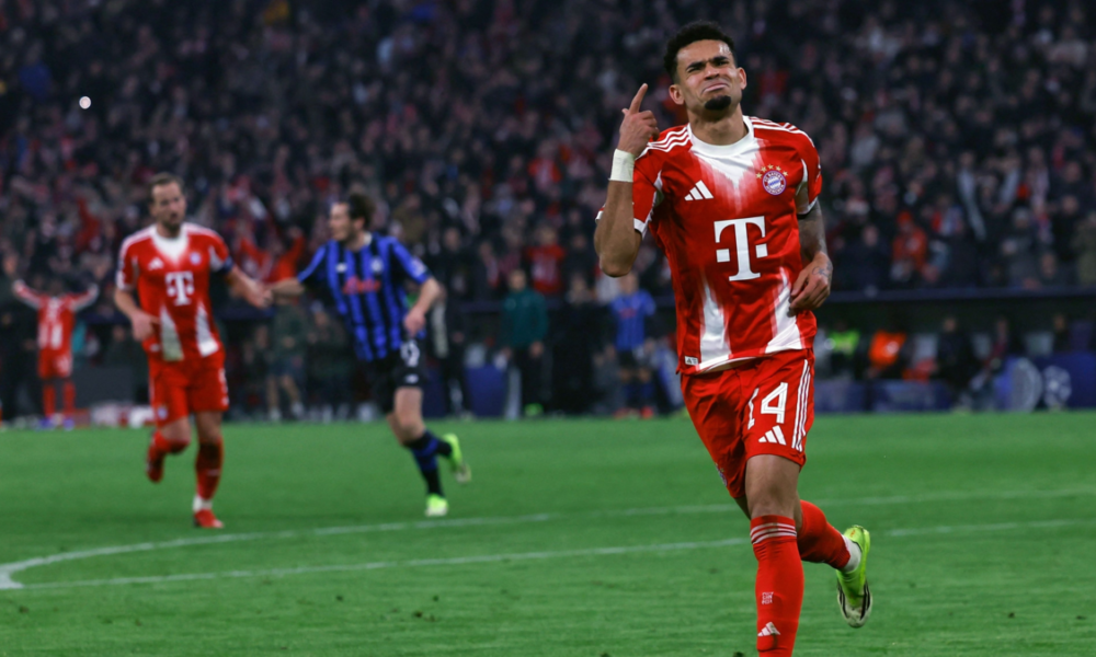 Luis Díaz Bayern Múnich — Luis Díaz brilla con Bayern en goleada ante Atalanta y van a cuartos de Champion