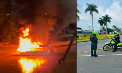 paro minero Bajo Cauca — Paro minero Bajo Cauca: Incendian lancha y gobernador pide intervención militar