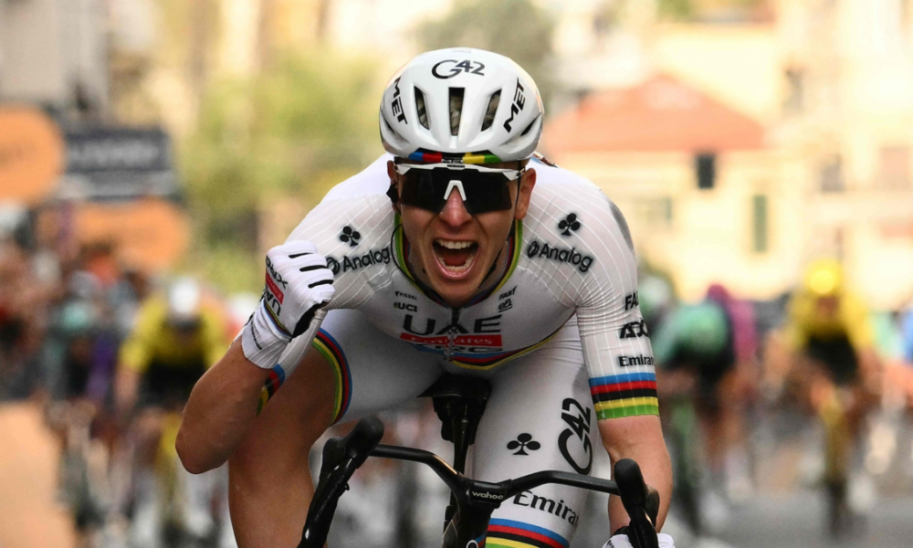 Tadej Pogacar gana Milán-San Remo — Tadej Pogacar gana la Milán-San Remo pese a caída: roza la gloria del ciclismo