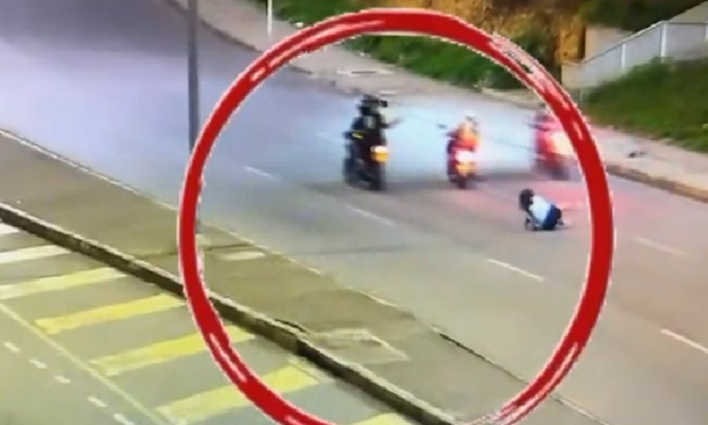 balacera en el puente de la Novena — Balacera en Bucaramanga: capturan a dos extranjeros por disparos en puente de la