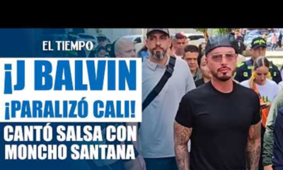 J Balvin visita Cali — J Balvin visita Cali: recorrido por barrio Obrero y concierto en estadio Pascual