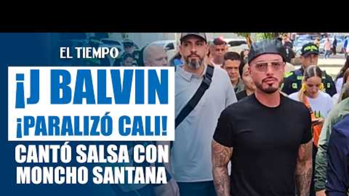 J Balvin visita Cali — J Balvin visita Cali: recorrido por barrio Obrero y concierto en estadio Pascual