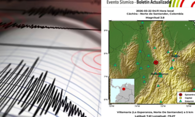 temblor en Cáchira — Temblor de 3.8 grados en Cáchira: detalles del sismo en Colombia