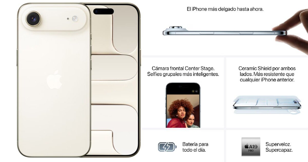 El iPhone Air de 6.5 pulgadas baja de precio hasta el 16 de marzo