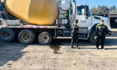 Empresa de Concretos en Santander fue víctima de robo tras someter al vigilante: la Policía recuperó los vehículos hurtados