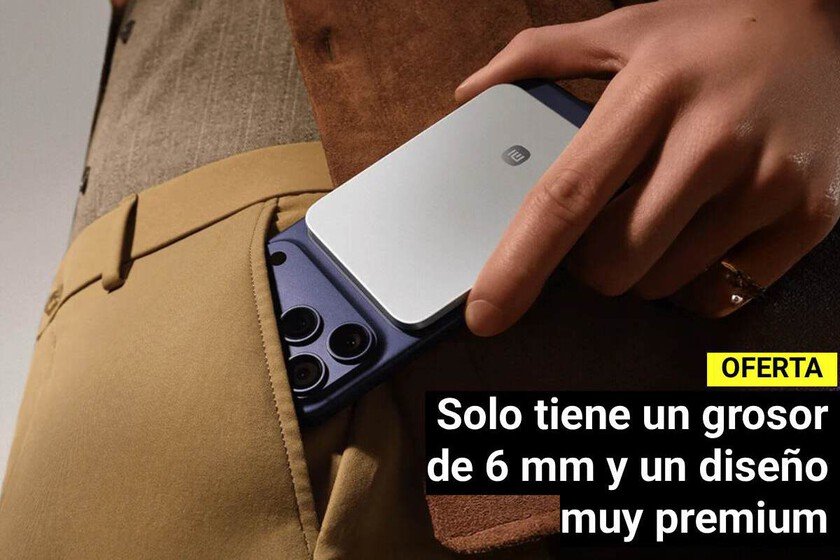 Esta es la batería con MagSafe de Xiaomi que parece diseñada por Apple y que ahora puedes llevarte rebajada