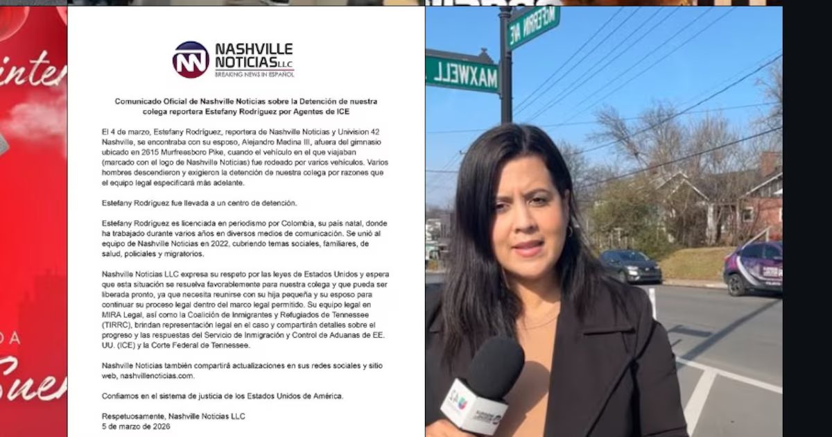 Familiares denunciaron detención “desproporcionada” de la periodista colombiana Estefany Rodríguez por ICE: “No fue coincidencia”