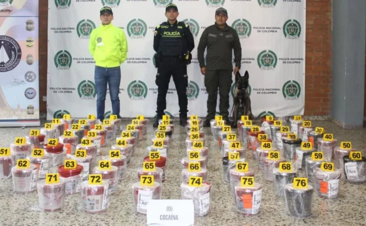 Incautación de 282 kilos de cocaína — Policía incauta 282 kilos de cocaína en El Dorado: el mayor golpe al narcotráfic