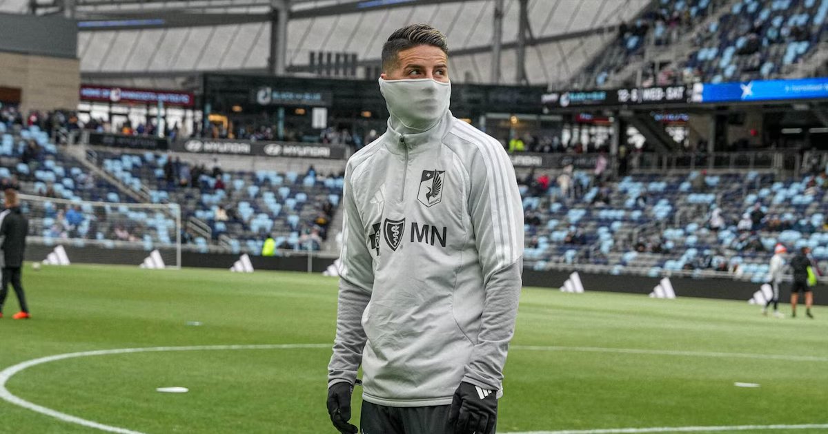 James Rodríguez prendió las alarmas en Minnesota y la selección Colombia: qué pasó con el volante