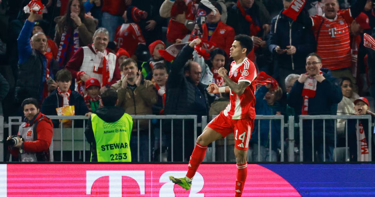 Luis Díaz no para de ser la estrella del Bayern Múnich: gol y asistencia contra el Borussia Mönchengladbach