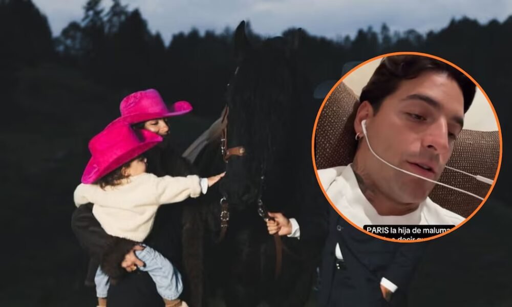 Maluma compartió en redes sociales tierno momento con su hija París: “Ven a decir a la gente una cosa”