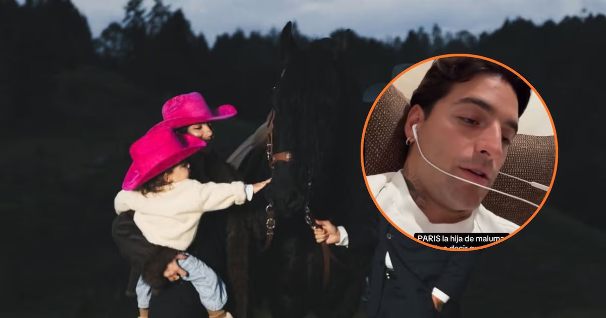 Maluma compartió en redes sociales tierno momento con su hija París: “Ven a decir a la gente una cosa”