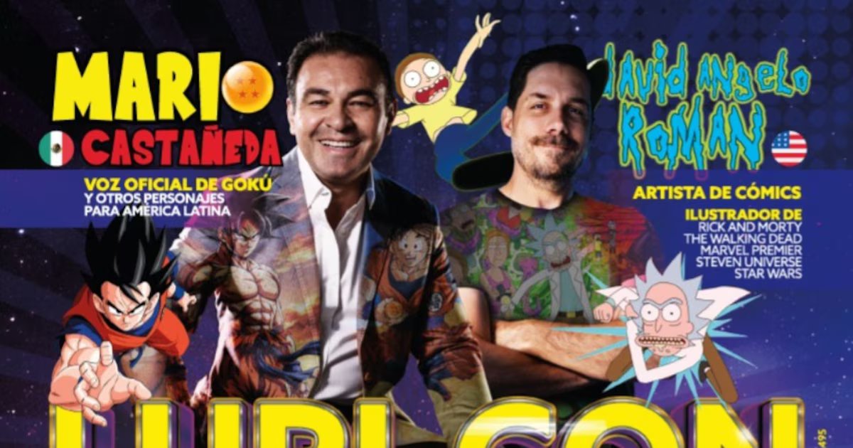Mario Castañeda, voz de Gokú, y David Angelo Román, ilustrador oficial de ‘Rick y Morty’, ‘Star Wars’ y ‘The Walking Dead’, lideran LupiCon 5.0 en Bogotá