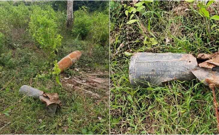 bomba encontrada en frontera — Militares colombianos detonan bomba encontrada en frontera con Ecuador