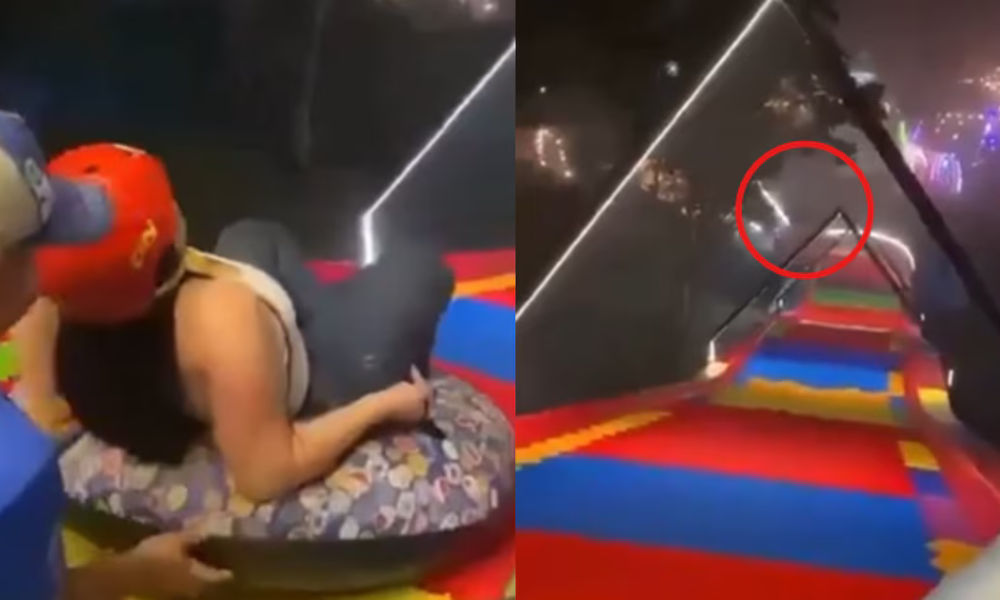 Revelan video del momento exacto en que joven se golpea y cae de una atracción acuática en Chinácota, Norte de Santander