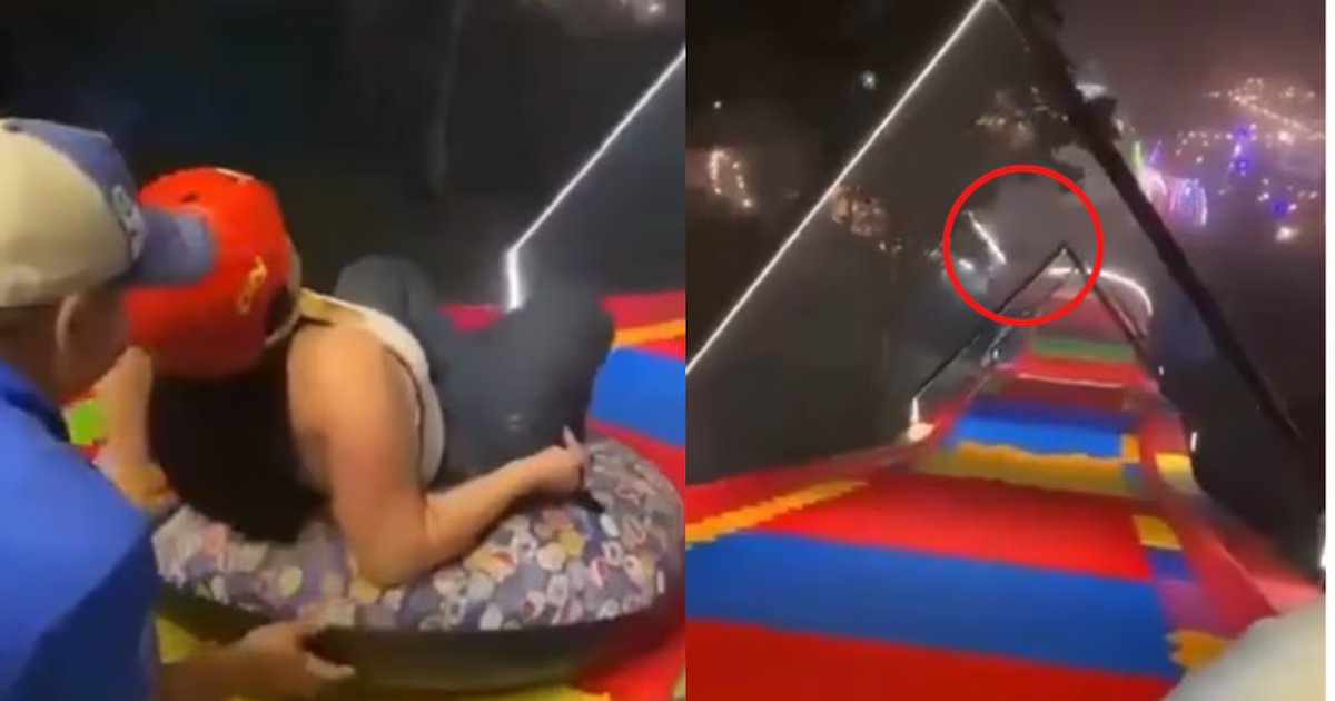 Revelan video del momento exacto en que joven se golpea y cae de una atracción acuática en Chinácota, Norte de Santander