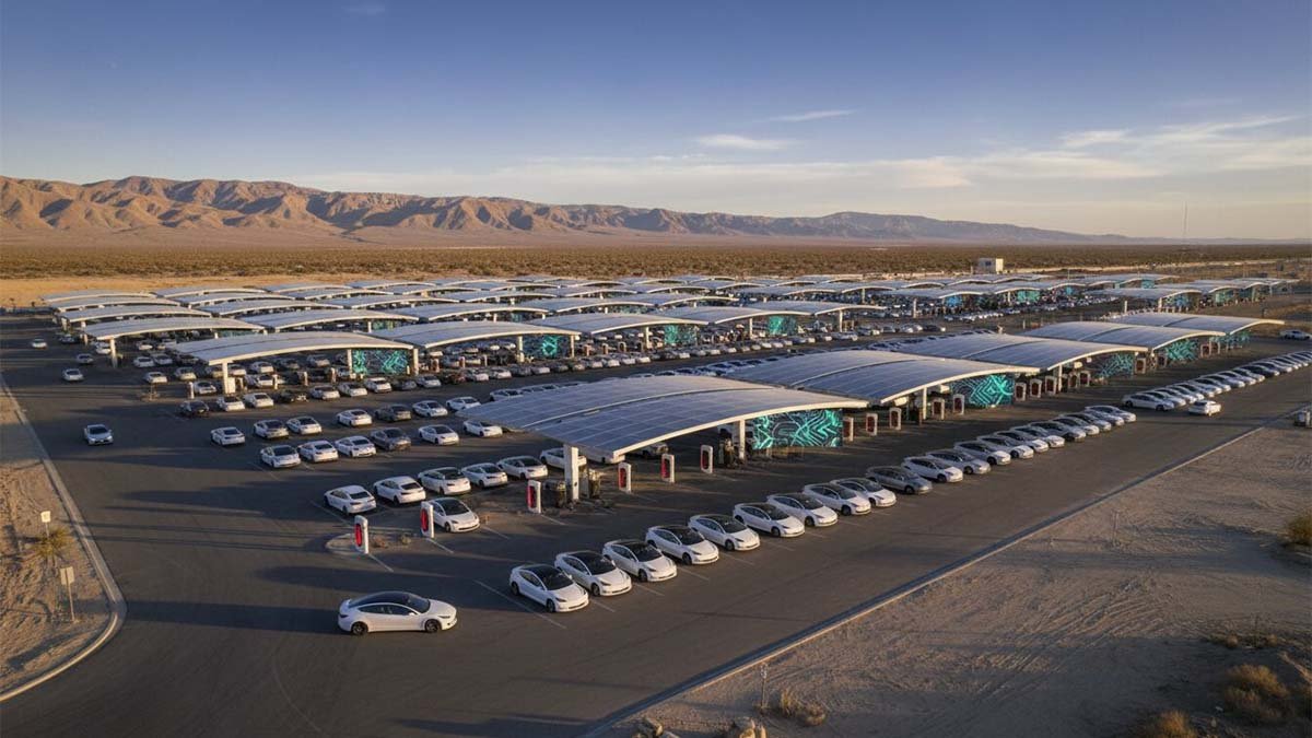 Tesla prepara su estación de Supercharger más grande: 400 puestos de carga