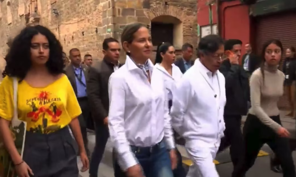 Verónica Alcocer reapareció en actos públicos al lado de Gustavo Petro al inicio de las elecciones del 8 de marzo