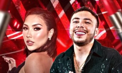 Video: El Topi le robó un beso a Aida Victoria Merlano en medio de una transmisión en vivo