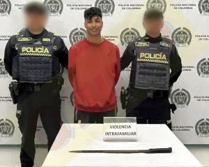 Joven de 20 años capturado en Santa Rosa de Cabal tras amenazar a su hermano con machete