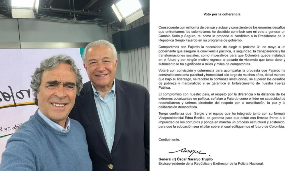 Fajardo cuestiona Nueva EPS — Fajardo cuestiona manejo de Nueva EPS tras respaldo de Óscar Naranjo