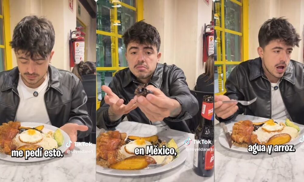 ‘Influencer’ criticó un plato típico de la gastronomía colombiana en México: “No me termina de convencer”