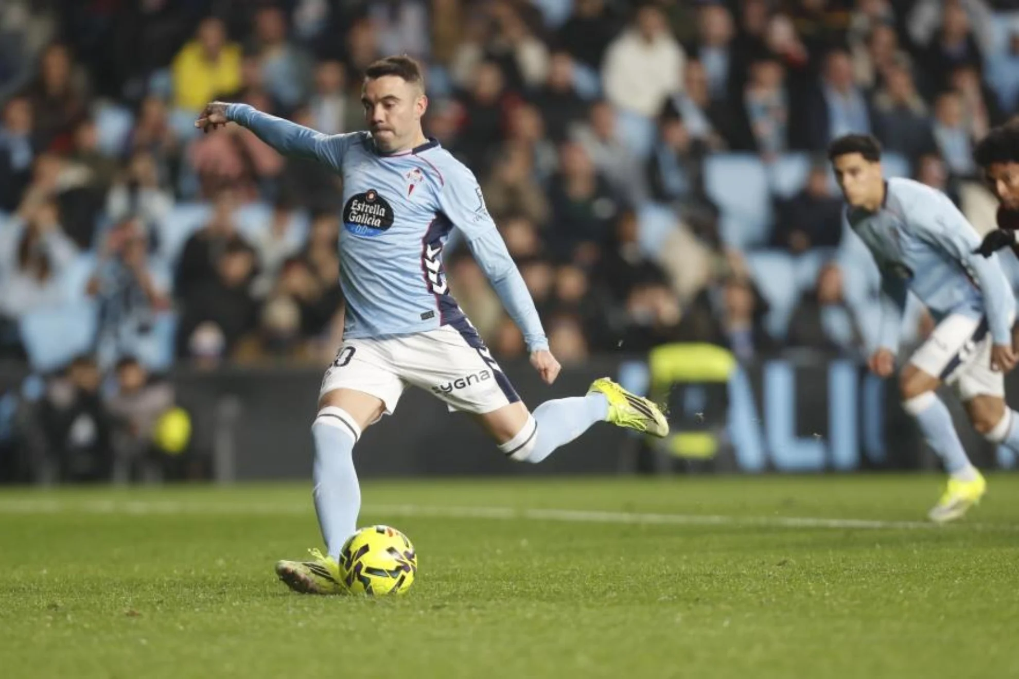 lesión de Aspas — Lesión de Aspas pone en alerta al Celta antes del clásico ante Valencia