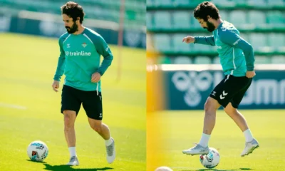 Isco toca balón — Isco toca balón en su recuperación: Pellegrini sin fecha de regreso