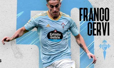 Franco Cervi sin minutos — Franco Cervi sin minutos: cuatro meses sin jugar en el Celta