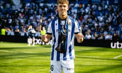 Ibai Aguirre debuta Primera División — Ibai Aguirre debuta en Primera División: el nuevo pivote de la cantera de Real S