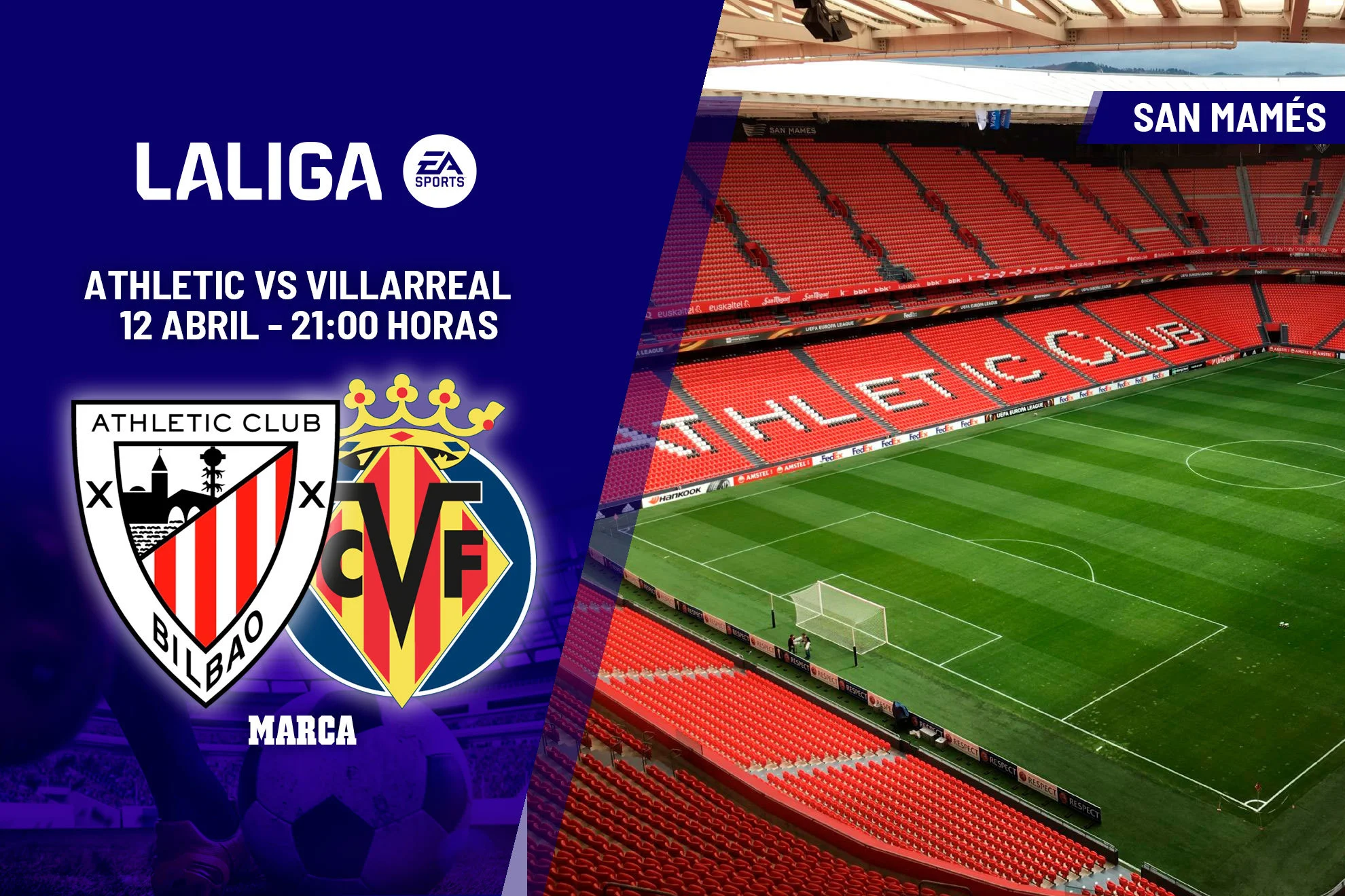 previa Athletic Villarreal — Previa Athletic Villarreal: Duelo de estrategas en San Mamés por LaLiga