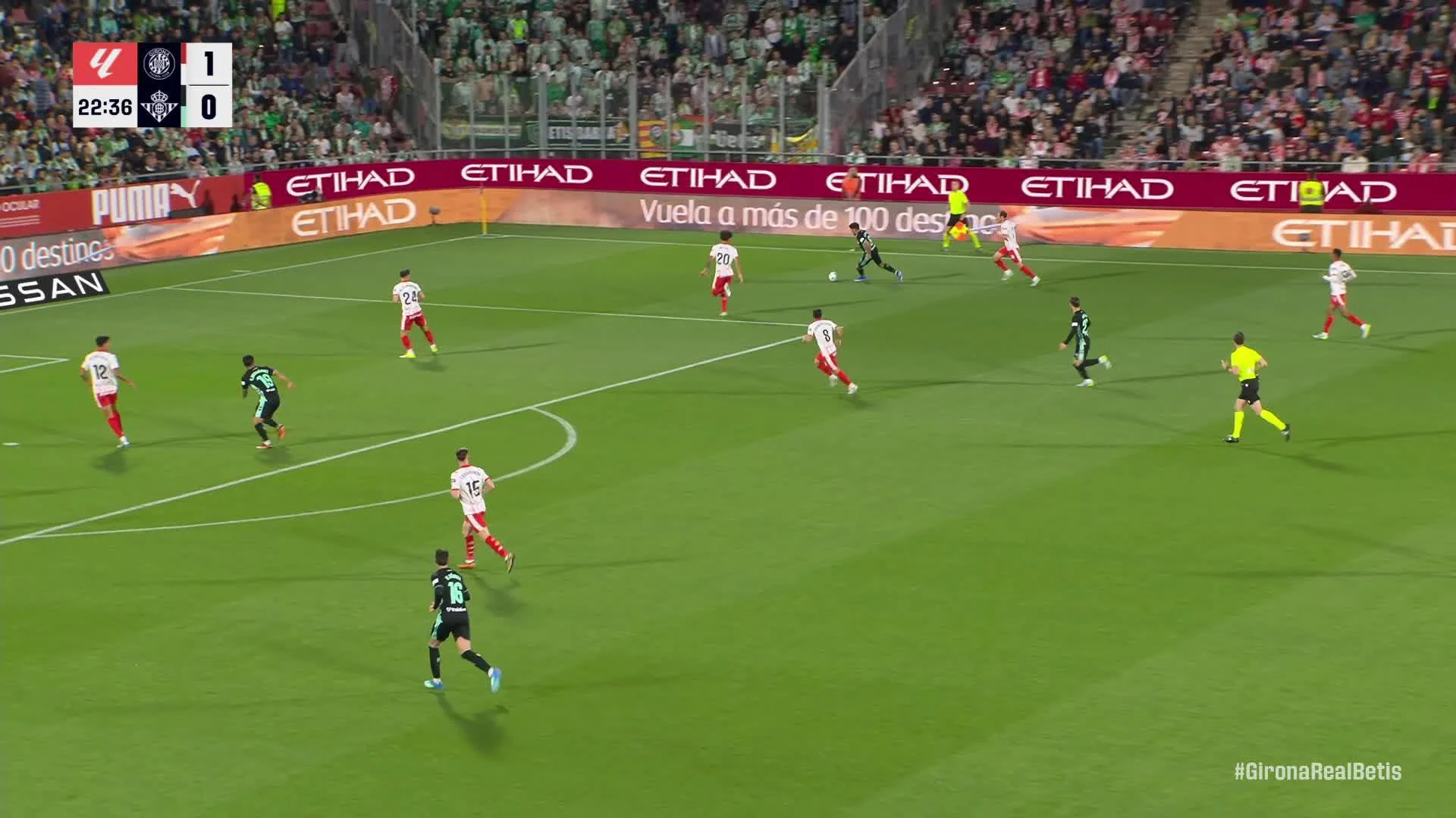 Girona lucha descenso — Girona lucha descenso: Derrota ante el Betis complica su permanencia